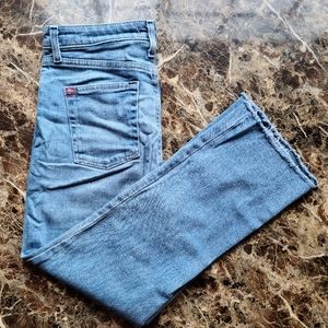 Crop kick high rise jeans